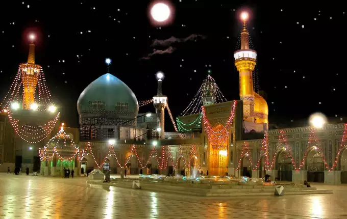 حرم امام رضا (ع) بهترین جای دیدنی مشهد