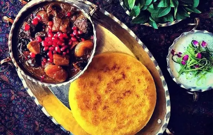 خورش آلو مسما از بهترین غذاهای سنتی شمالی