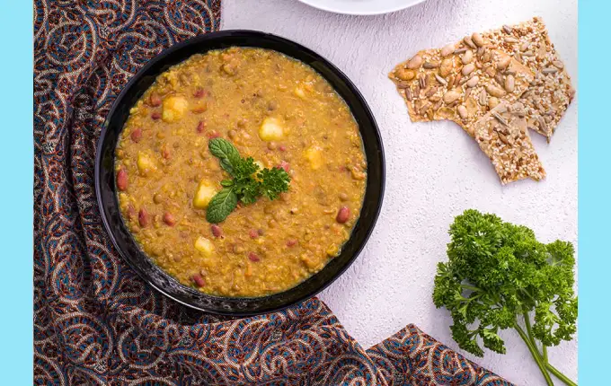 طرز تهیه آش گندم