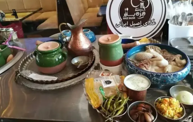 مزه بازار بهترین دیزی شمال تهران