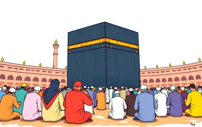 قبلهنمای آنلاین در سایت qiblafind.org